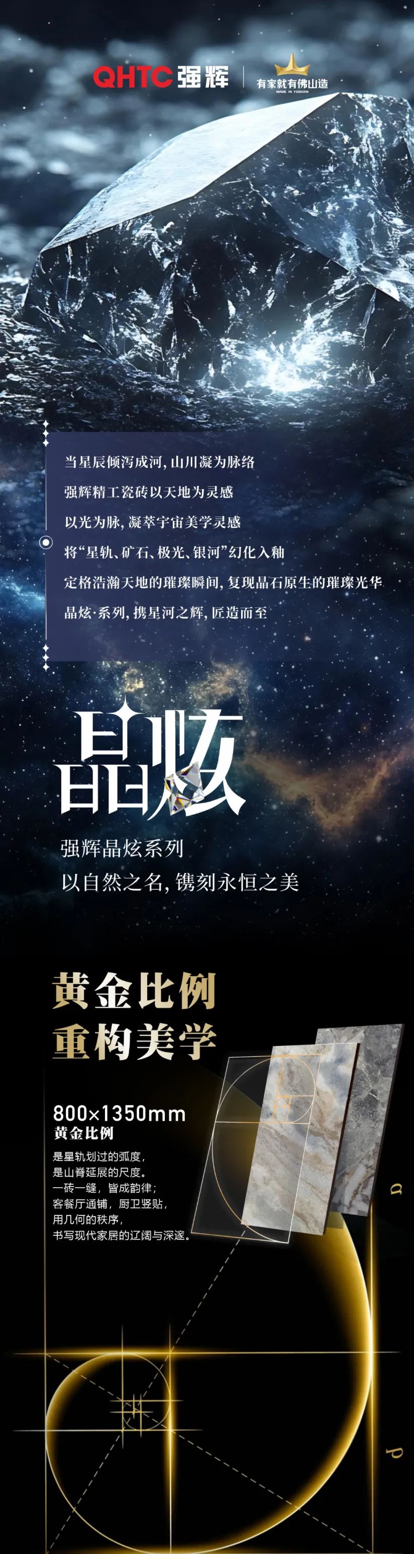 黃金比例，重構(gòu)美學 | 強輝全新800×1350mm規(guī)格新品即將重磅上市！